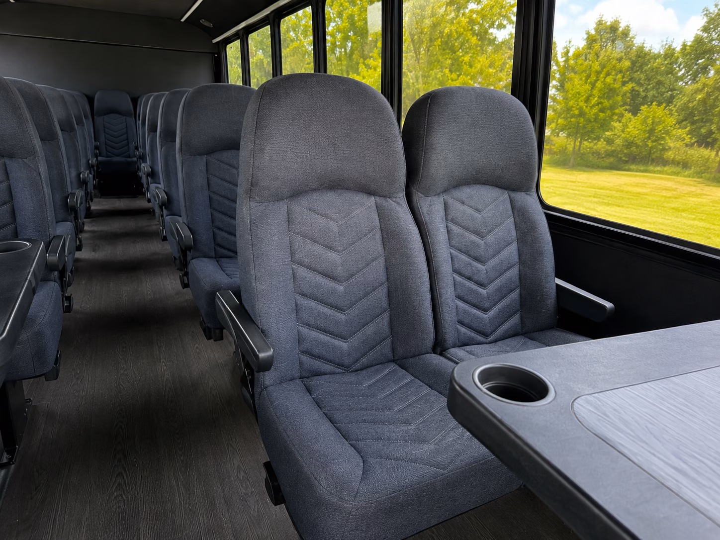 yakima 20 passenger minibus inside