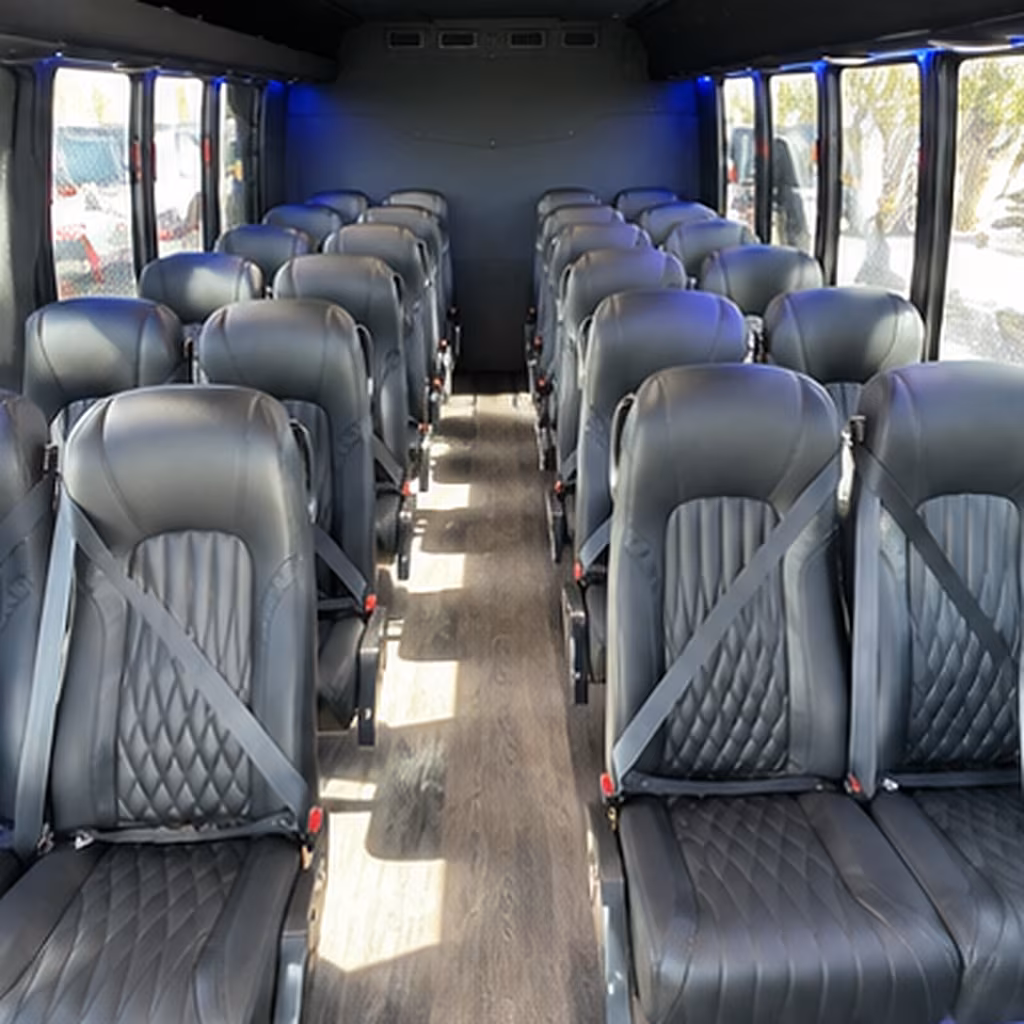 yakima 25 passenger minibus inside