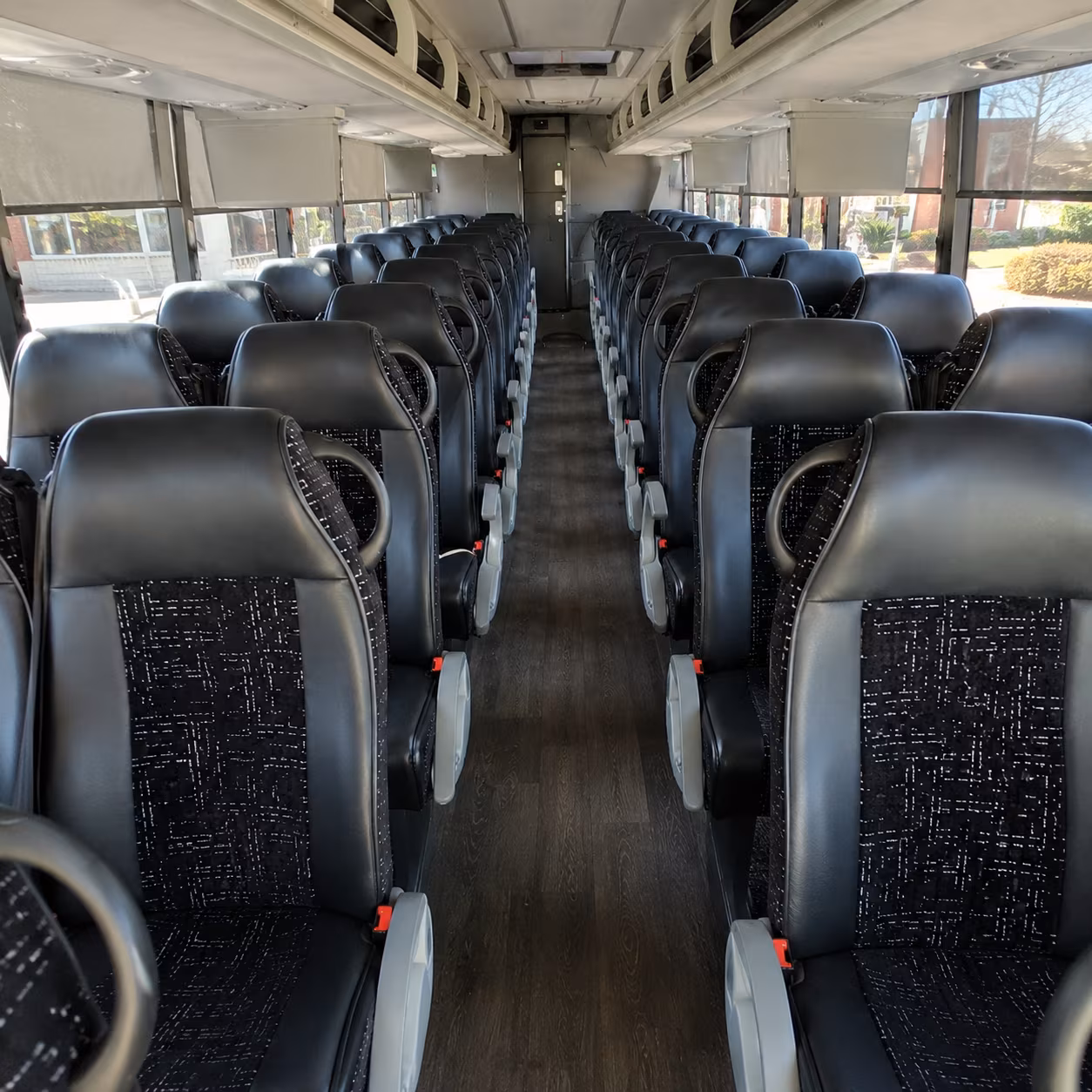 yakima 54 passenger charter bus inside