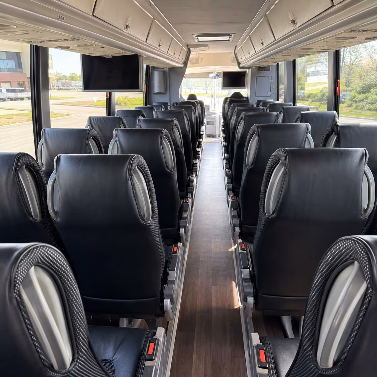 yakima 56 passenger charter bus inside