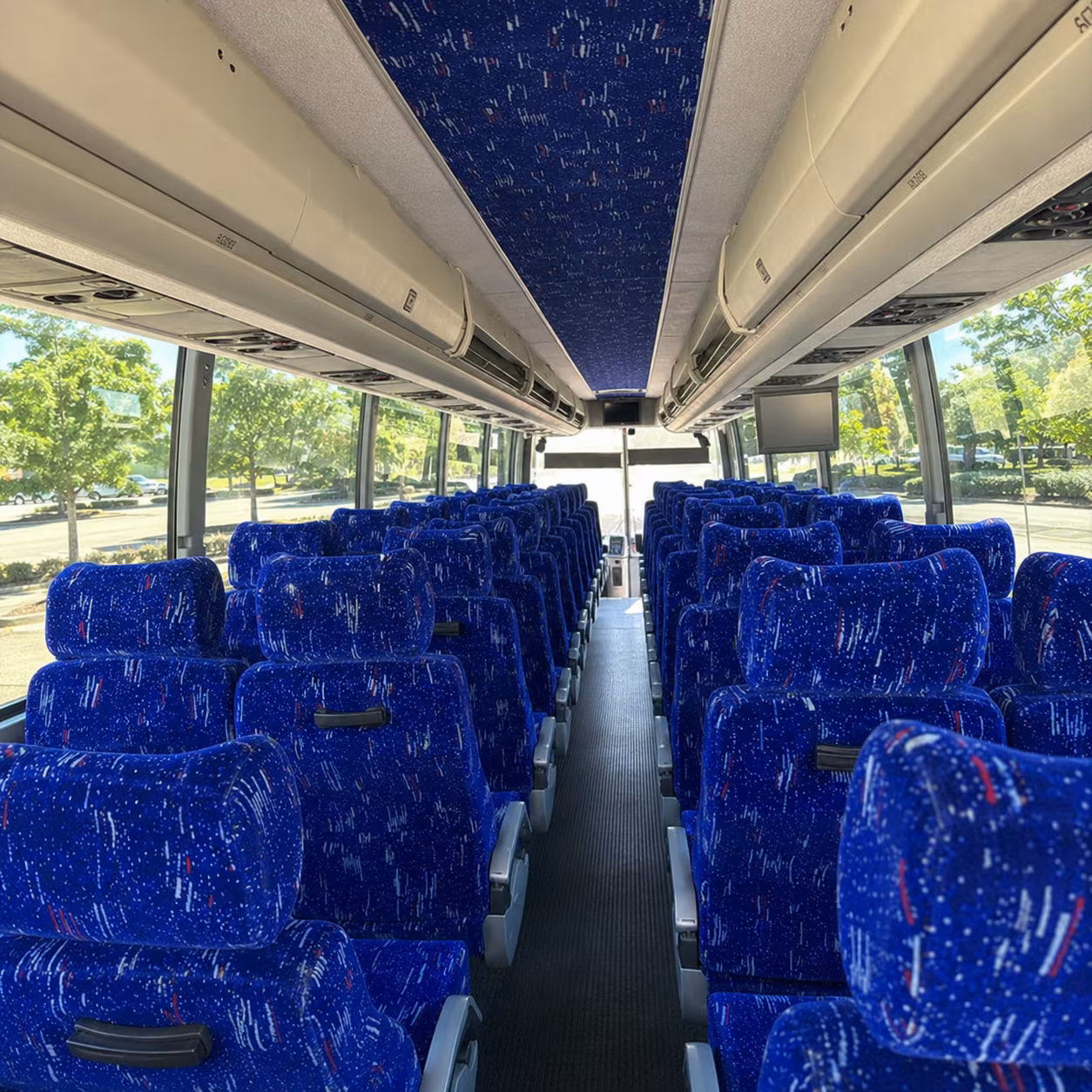 yakima charter bus inside