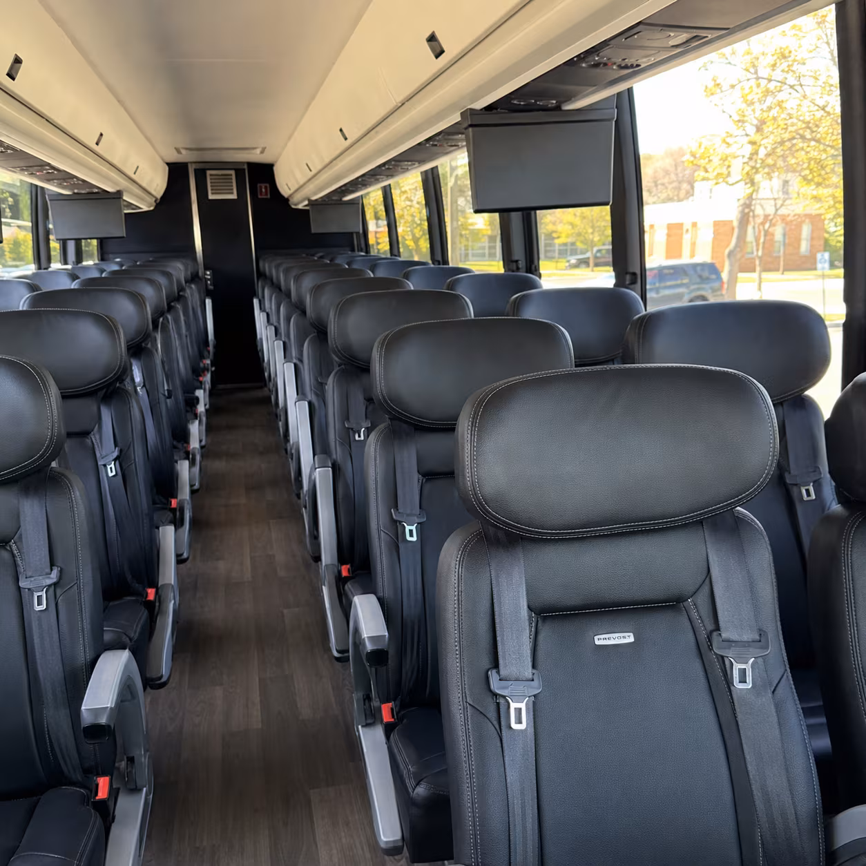 yakima charter bus interior