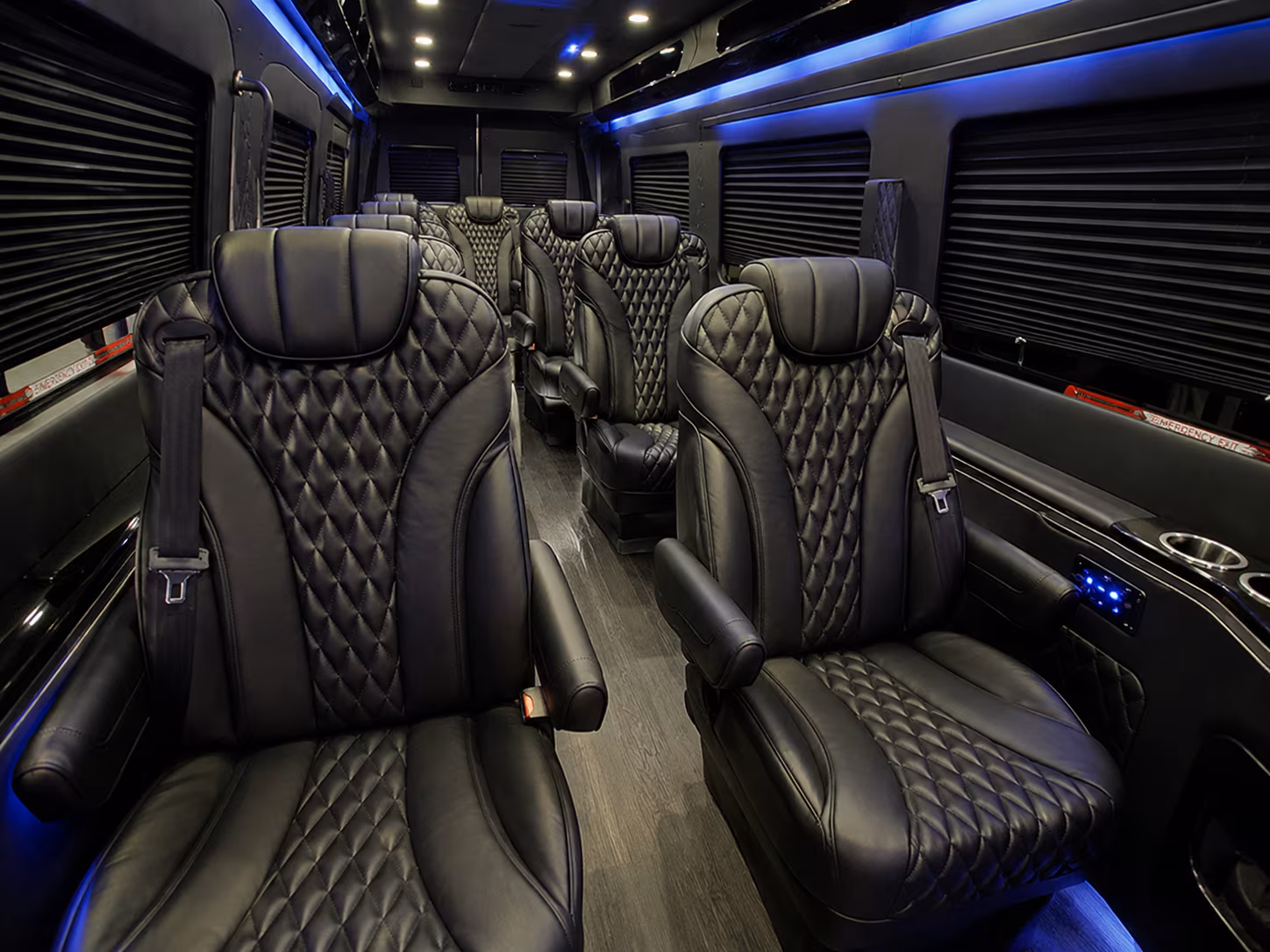 yakima wedding transportation onboard seating